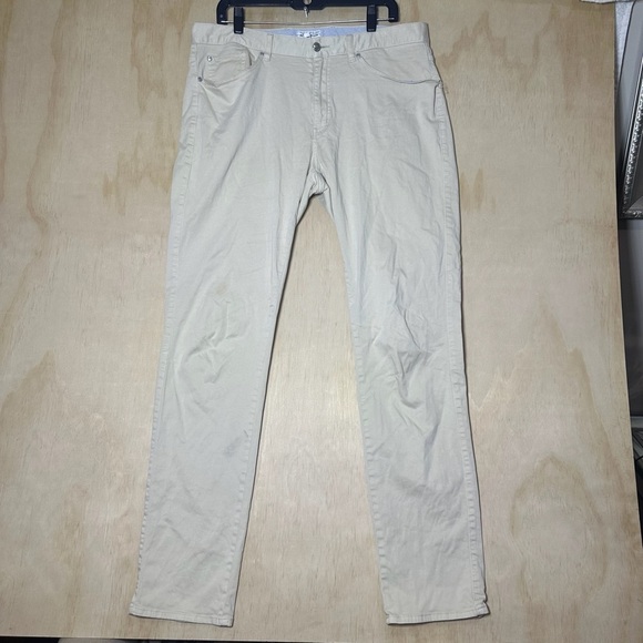 Peter Millar Ultimate Sateen Pants Men’s Size 35 Soft Casual Versatile - Picture 1 of 11